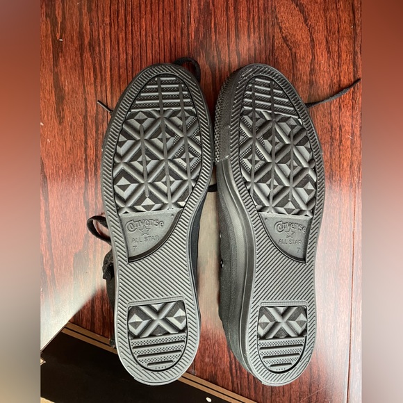 CONVERSE all star black high tops chuck taylor - Picture 8 of 9